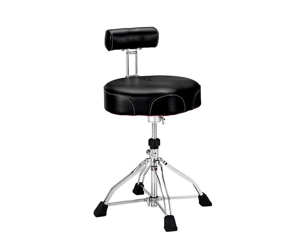 TAMA 1st Chair Ergo- Rider Drum Throne with Backrest Black
